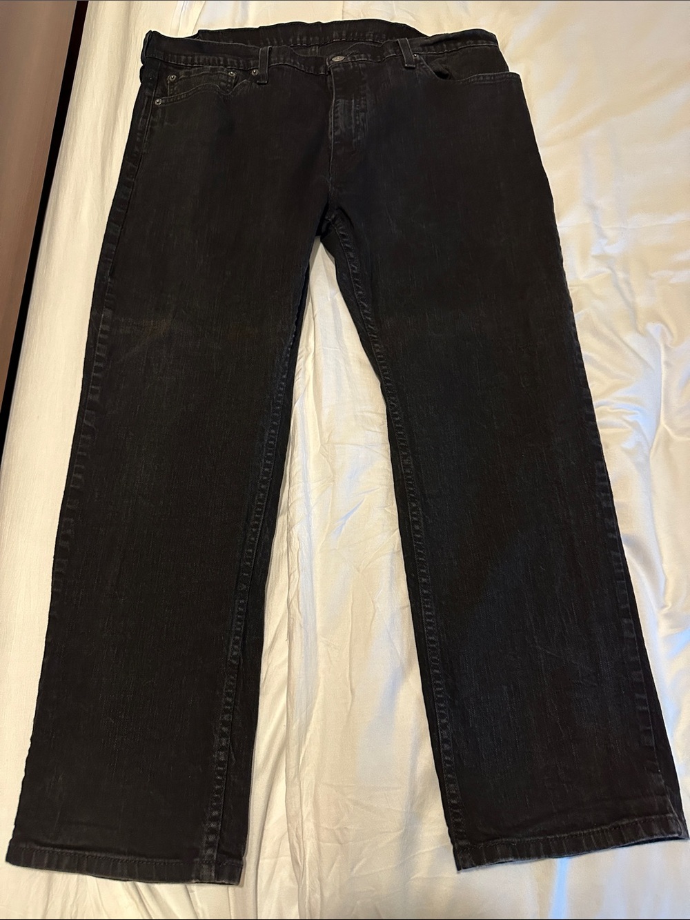 Levi's Men's Straight Black Denim Jeans